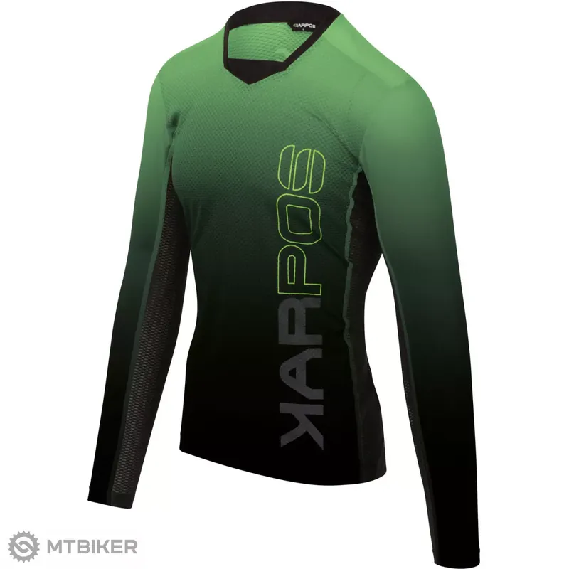 Karpos JUMP dres, černá/zelená fluo Poslední Šance