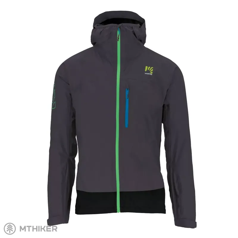 Bezpečná Platba Karpos LOT Rain bunda, tmavě šedá/černá