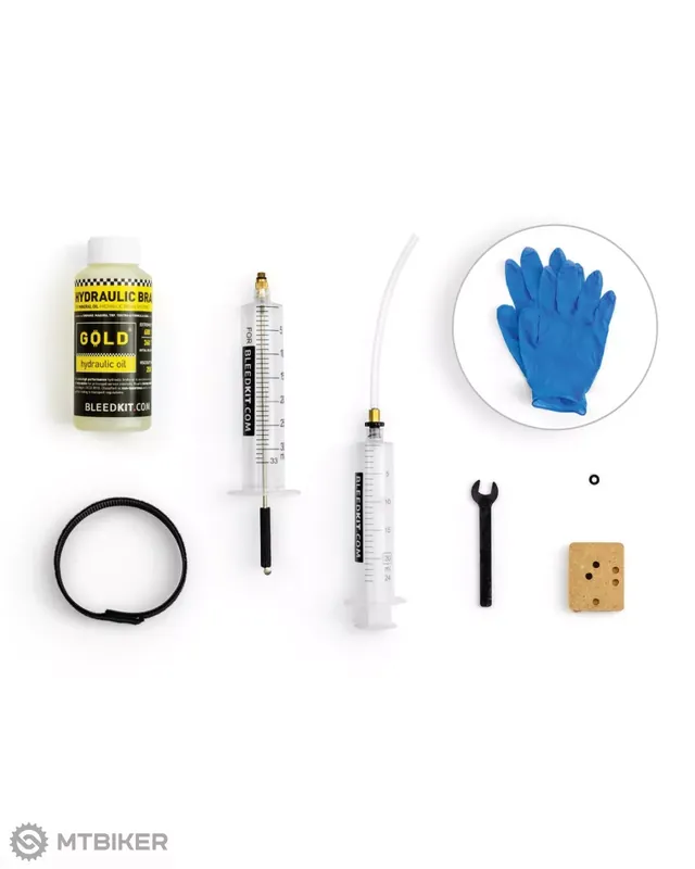 Značkový Bleedkit Premium GOLD MTB odvzdušňovací kit