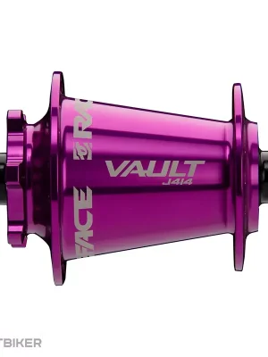 Race Face Vault J414 Boost přední náboj, 32 děr, 15 x 110 mm, fialová Sezónní Sleva