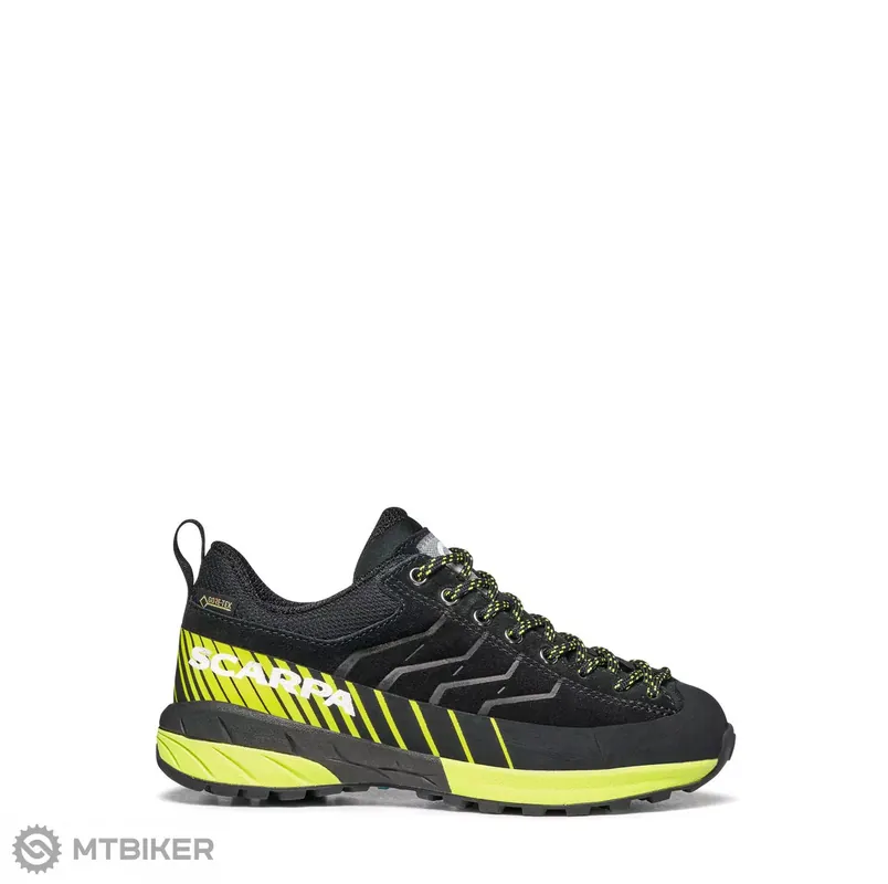 Oblíbený SCARPA Mescalito Lace Kid GTX dětské boty, black acid green