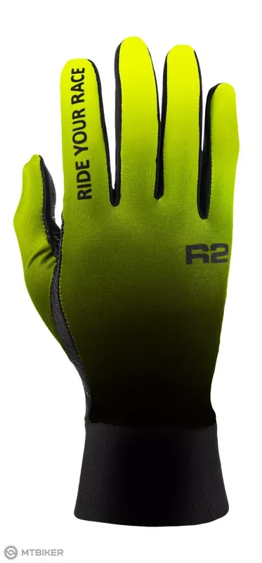 R2 LIGERO rukavice, černá/žlutá Expresní Doručení