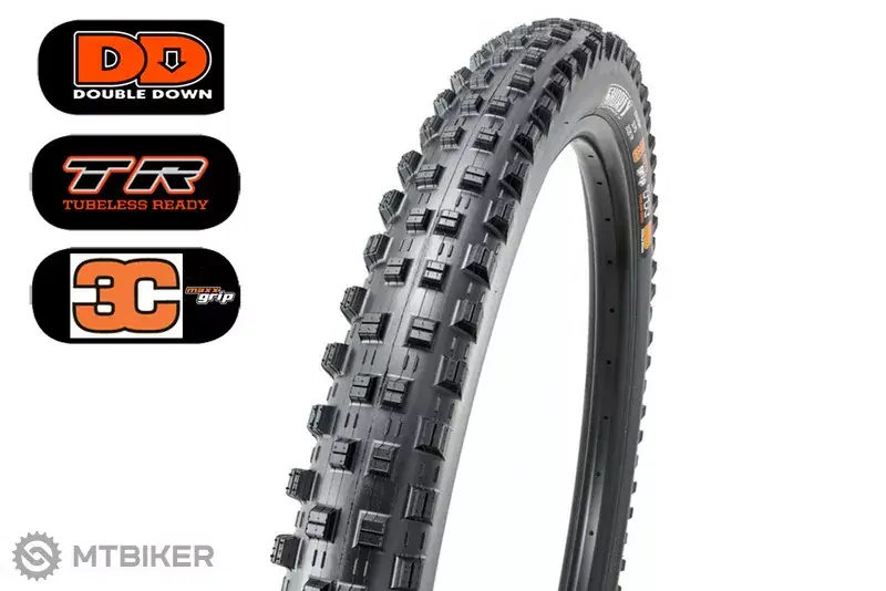 Maxxis Shorty 29x2.40" WT DD 3C MaxxGrip plášť, TR, kevlar Vrácení Zdarma
