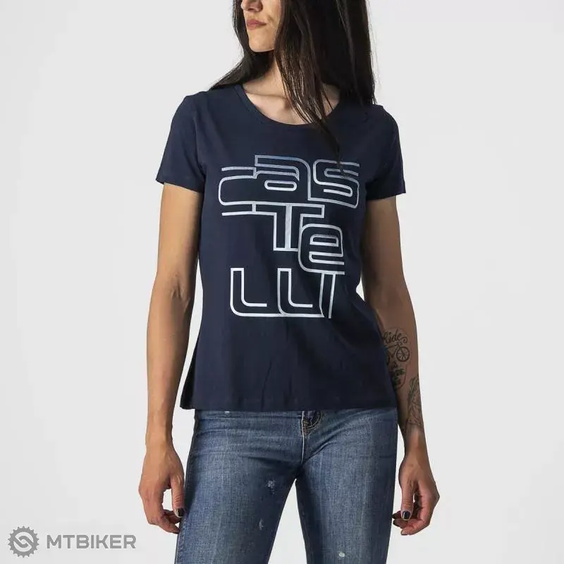 Castelli BELLAGIO TEE dámské tričko, tmavě modrá Hit Sezóny