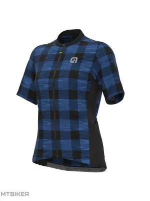 ALÉ OFF ROAD GRAVEL SCOTTISH dámský dres, modrá Autentický