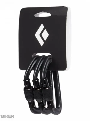 Black Diamond Hotforge Screwgate 3 Pack set karabin, černý Odeslání Ihned
