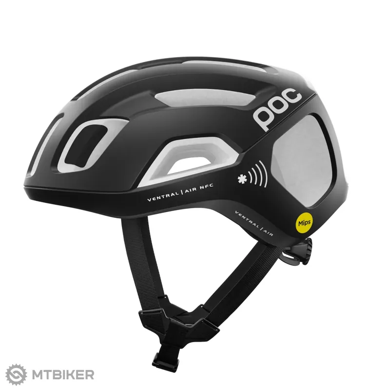 POC Ventral Air MIPS NFC přilba, uranium black/hydrogen white matt Sezónní Sleva