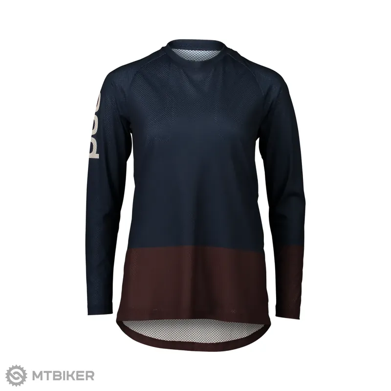 Dokud Zásoby Vydrží POC Pure LS dámský dres, turmaline navy/axinite brown