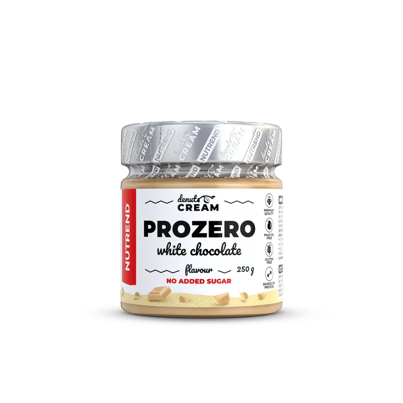 NUTREND DENUTS CREAM ořechový krém, prozero s bílou čokoládou, 250 g Akční Cena