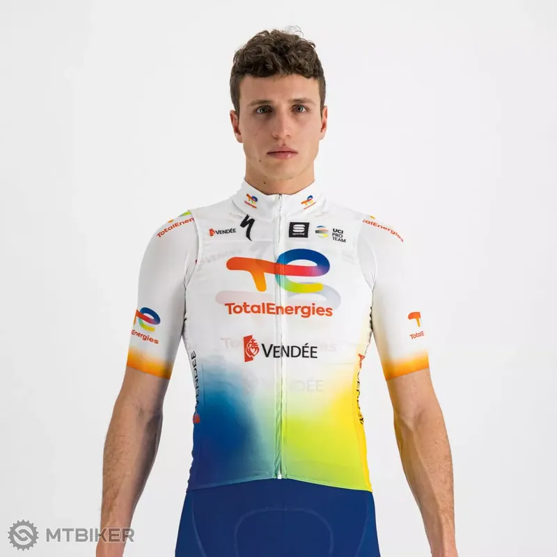 Sportful PRO TotalEnergies vesta, bílá Aktuální