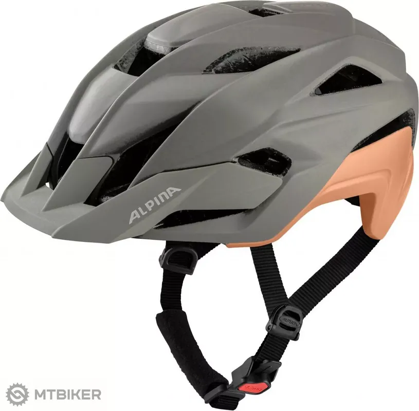 ALPINA KAMLOOP přilba, moon grey/peach mat Levný