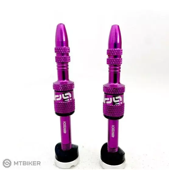 e*thirteen Quick Fill bezdušové ventily 23-31 mm 2 ks Eggplant Aktuální