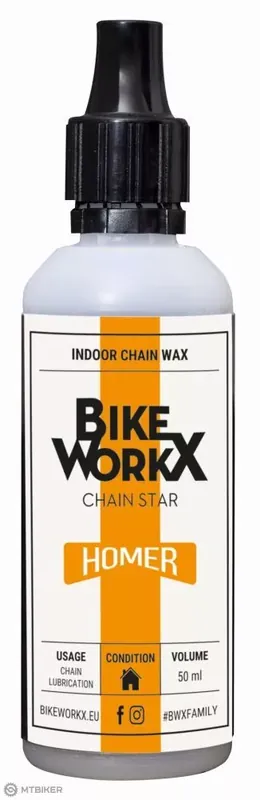 Nová Kolekce BIKEWORKX Chain Star Homer mazivo na řetěz, 50 ml