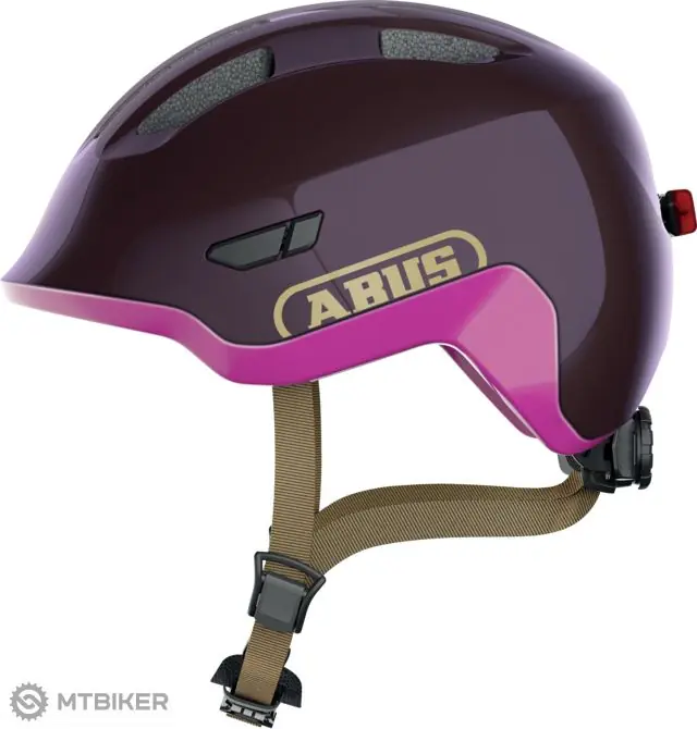 ABUS Smiley 3.0 ACE LED dětská přilba, royal purple Super Cena