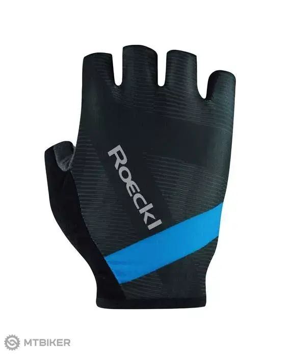 Nová Kolekce Roeckl Busano rukavice, black shadow/ibiza blue