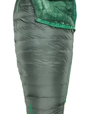 Must-Have Thermarest QUESTAR 0°C Balsam péřový spacák, šedozelená