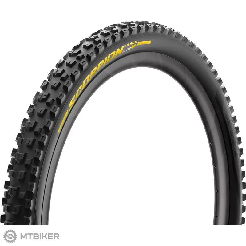 Dokud Zásoby Vydrží Pirelli Scorpion™ Race DH M 29x2.5" DualWALL+ SmartEVO DH plášť, TLR, kevlar, yellow label