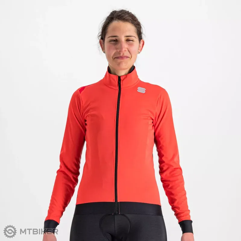 Novinka Sportful FIANDRE MEDIUM dámská bunda, červený grapefruit