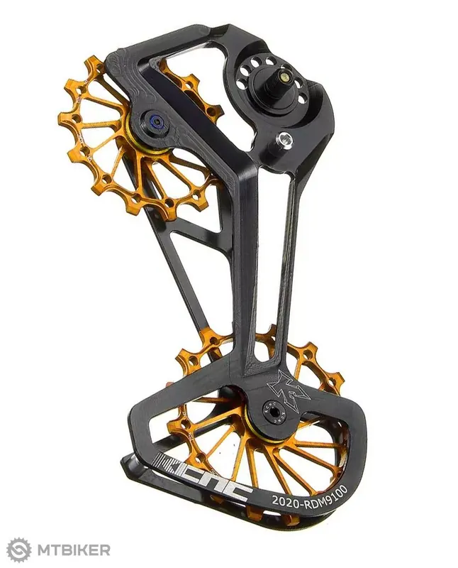 Must-Have KCNC ramínko Alloy pro Shimano MTB XTR 12 Speed, zlatá