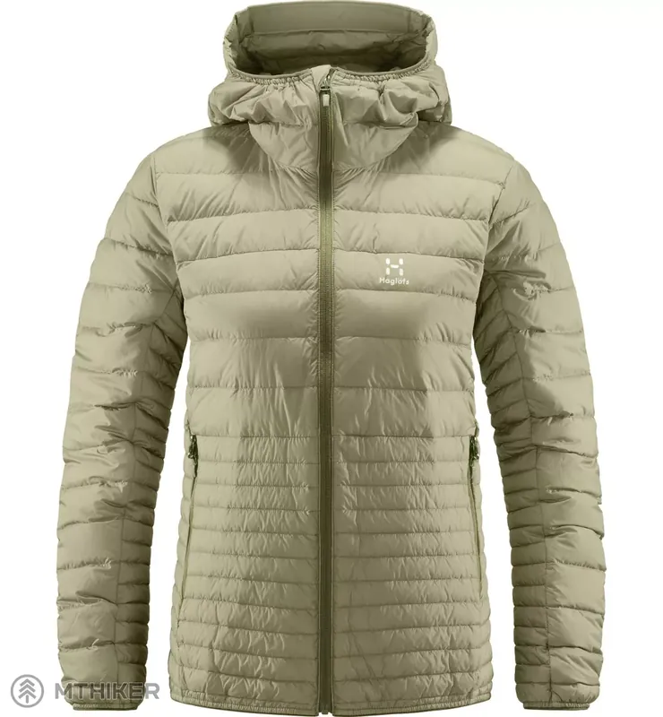 Novinka Haglöfs Micro Nordic Down Hood dámská bunda, thyme green