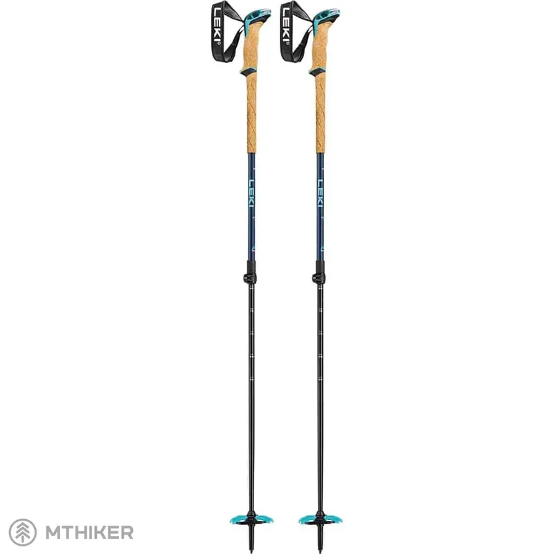 Leki Bernina Lite 2 hole, 100 - 135 cm, denimblue/midnight blue/mint Výhodná Nabídka