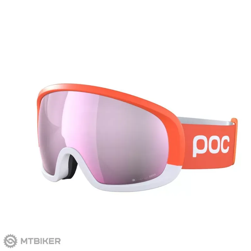 POC Fovea Mid Clarity Comp brýle, fluorescent oranžová/hydrogen white/clarity comp low light ONE Zlevněný