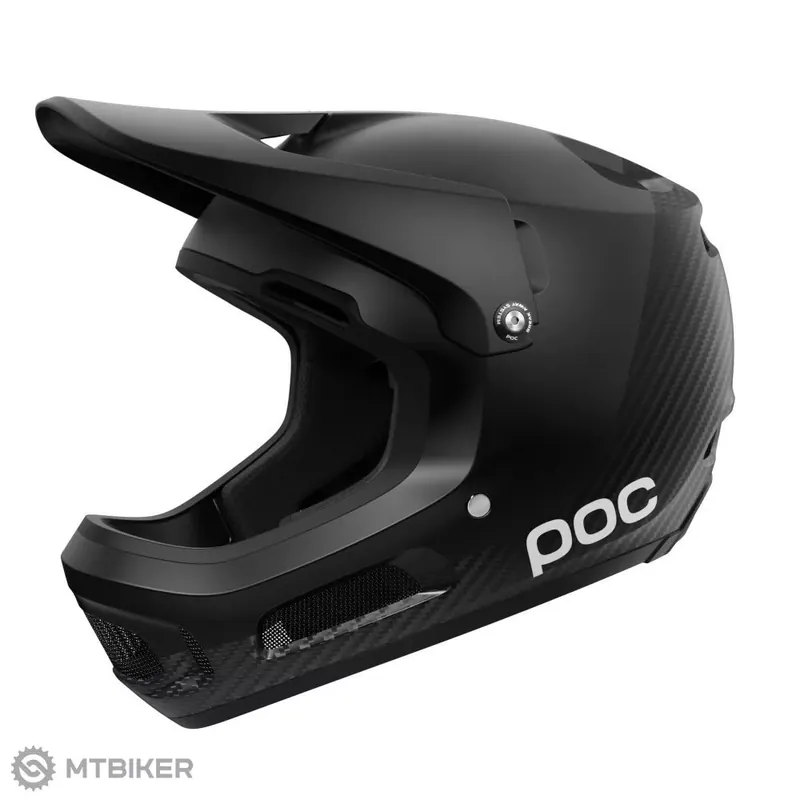 Autentický POC Coron Air Carbon MIPS přilba, Carbon Black