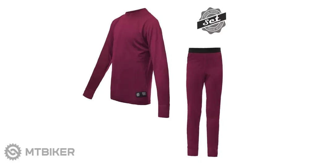 Hit Sezóny Sensor Merino Active dětský set, lilla