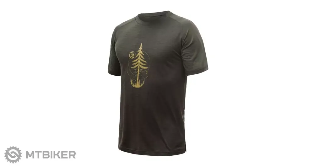 Sensor Merino Air Earth triko, olive green Hit Sezóny