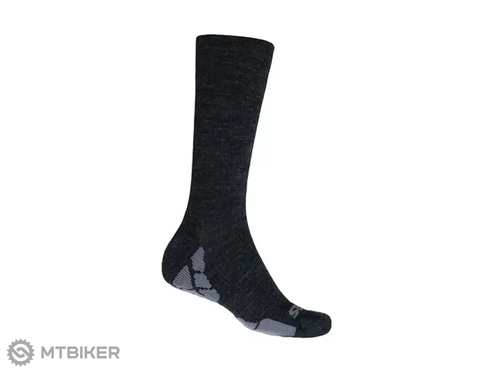 Sensor Hiking Merino ponožky, černá/šedá Přímo Od Výrobce