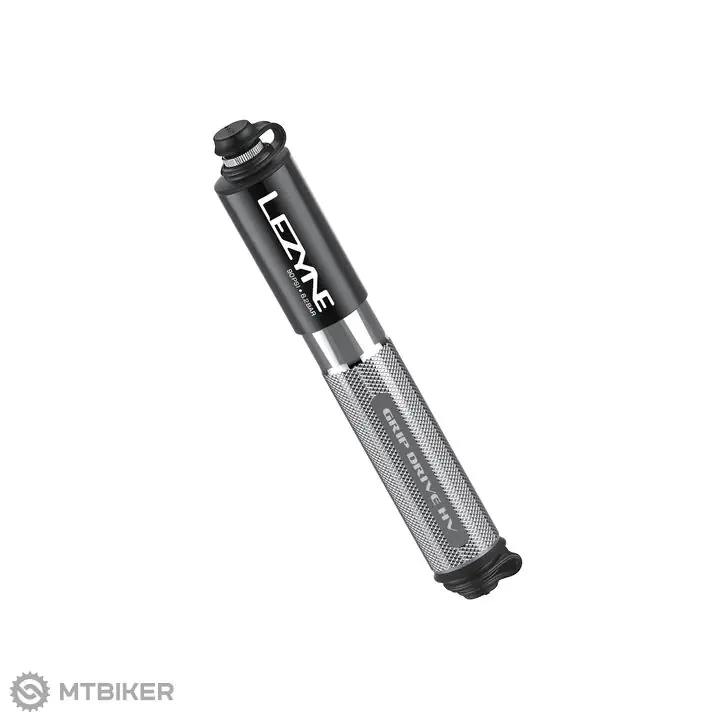 Lezyne Grip Drive HV S minipumpa, stříbrná Ověřený
