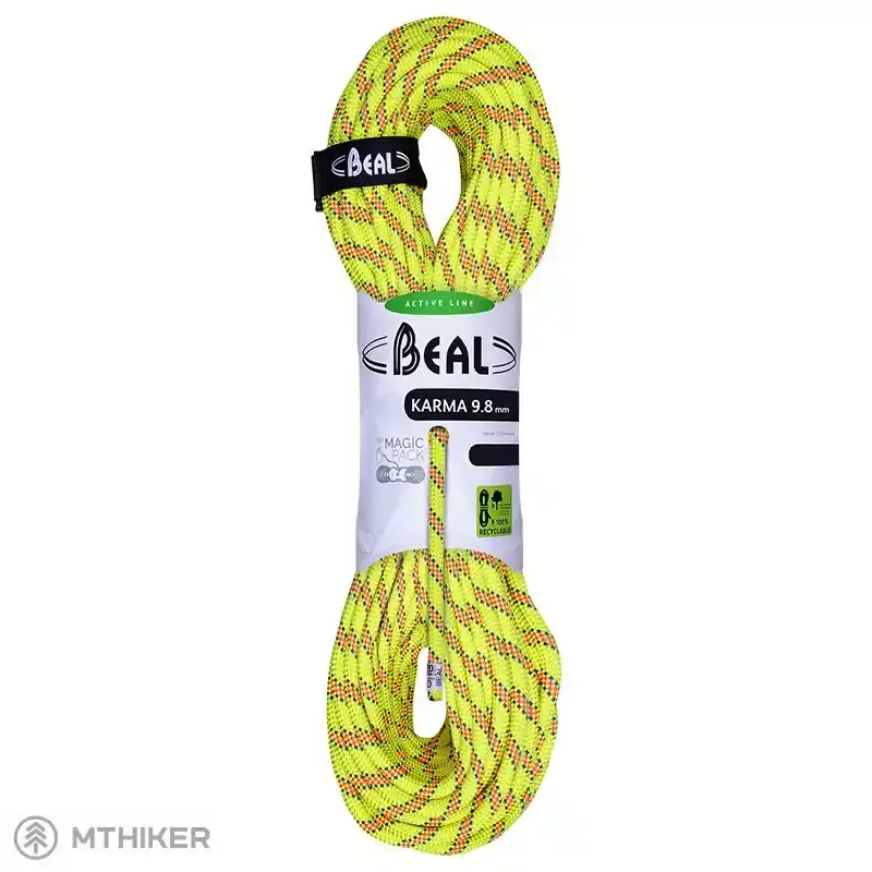 Zlevněný BEAL Karma 9,8mm lano, žlutá
