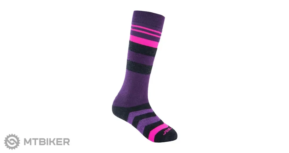 Sensor Slope Merino ponožky, černá/růžová/fialová Autentický