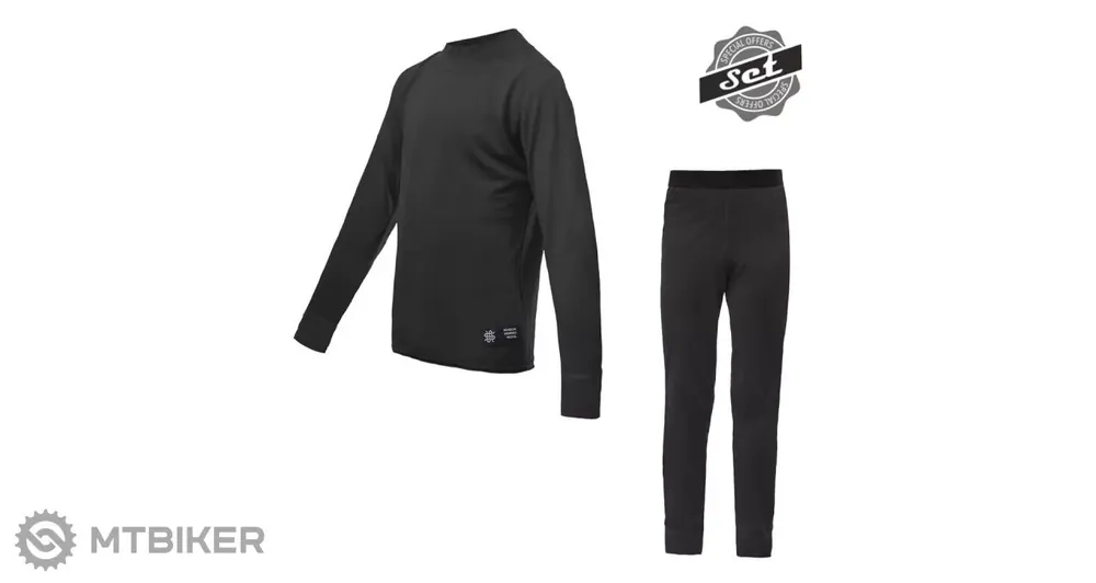 Speciální Cena Sensor Merino Active juniorský set, černý