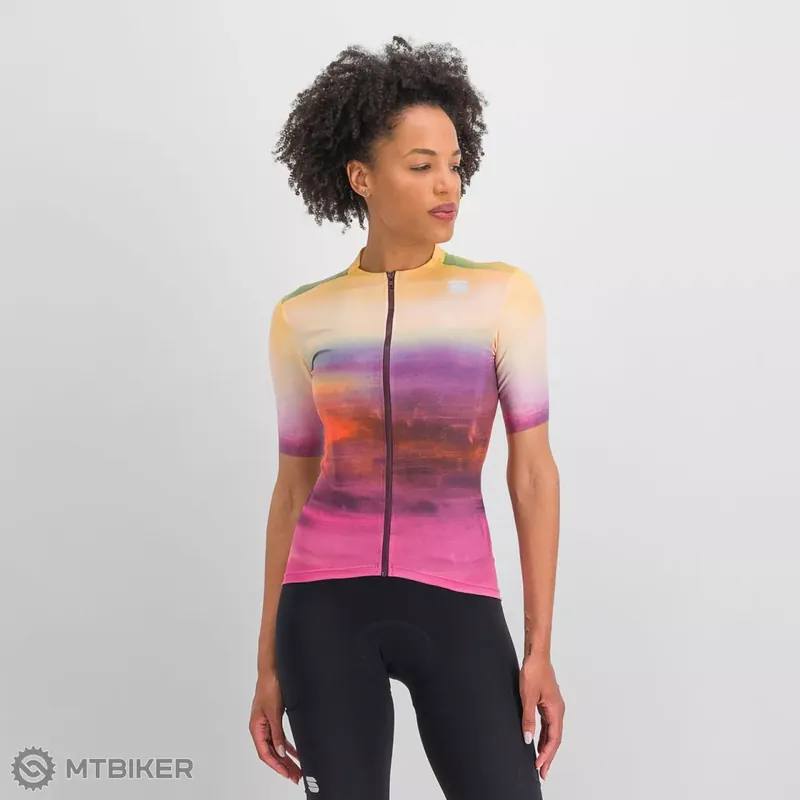 Sportful FLOW SUPERGIARA dámský dres, karmínově růžová/žlutá Objednat Nyní