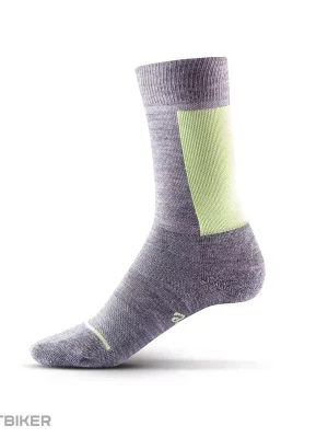 Isadore Merino Winter ponožky, high viz/grey Levný