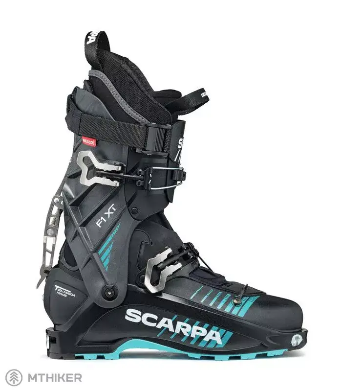 SCARPA F1 XT lyžáky, carbon/azure Nakupujte Hned