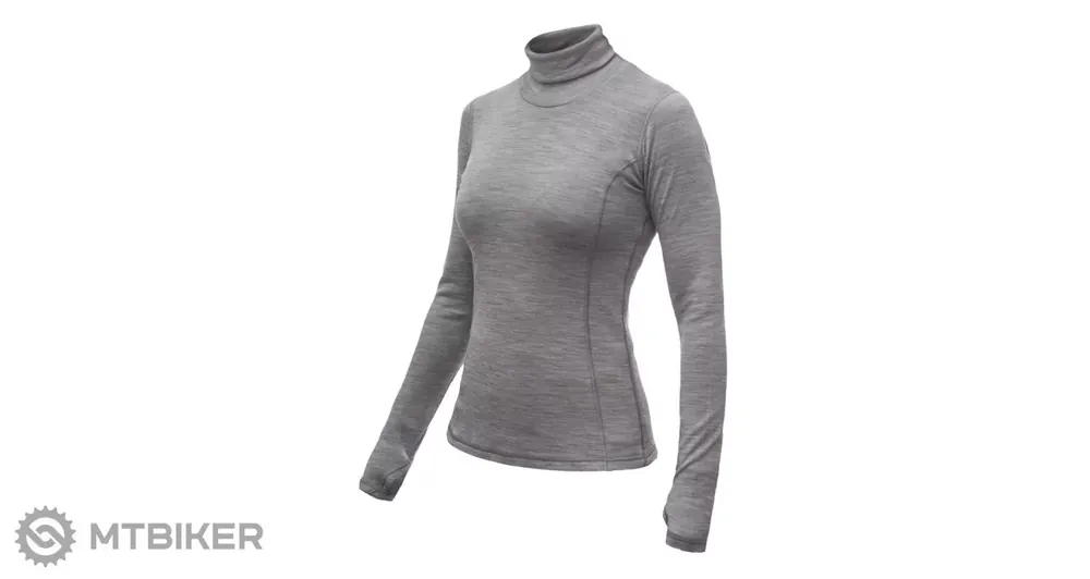 Super Cena Sensor Merino Bold Neck dámské triko, cool gray