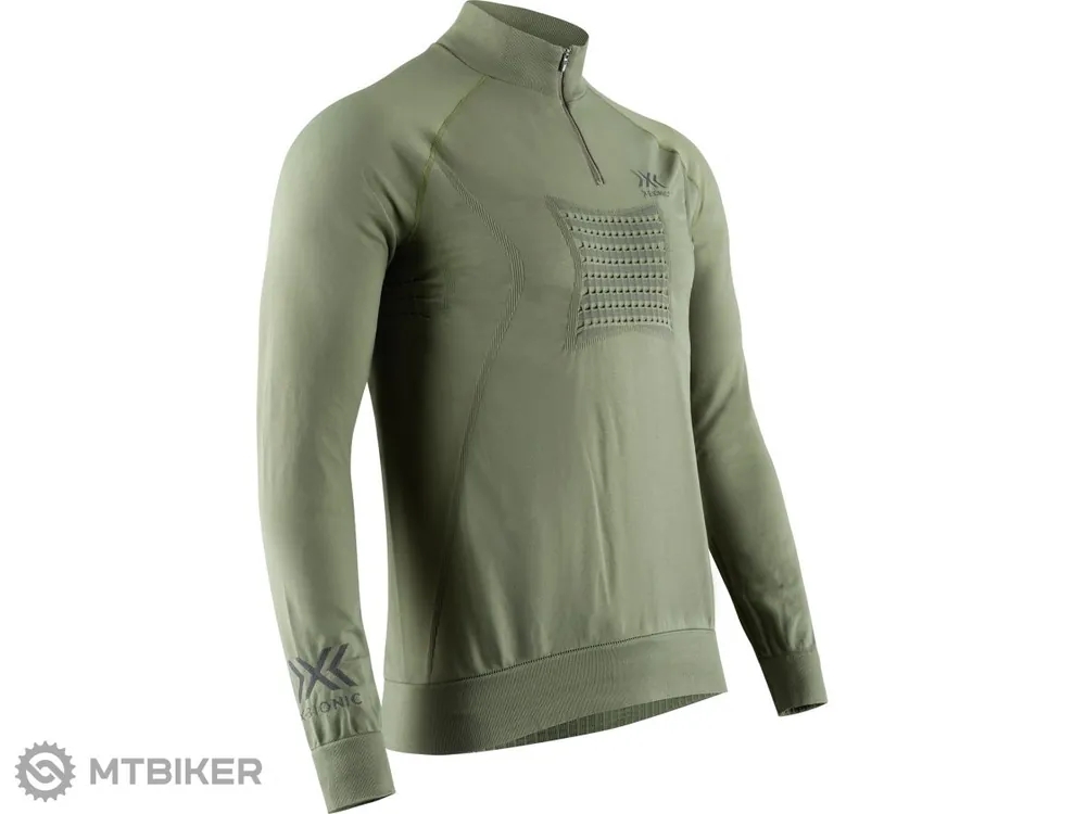 Vysoce Kvalitní X-BIONIC Racoon 4.0 funkční mikina, green/anthracite