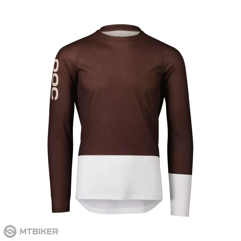 POC Pure LS dres, axinite brown/hydrogen white Omezená Nabídka