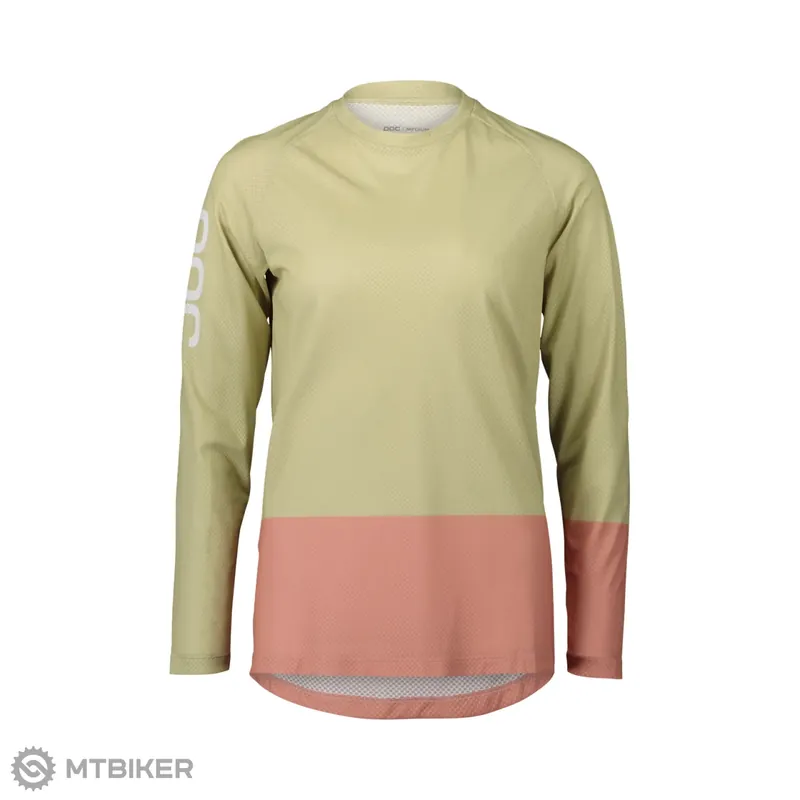 Poslední Šance POC Pure LS dámský dres, přehněte green/rock salt