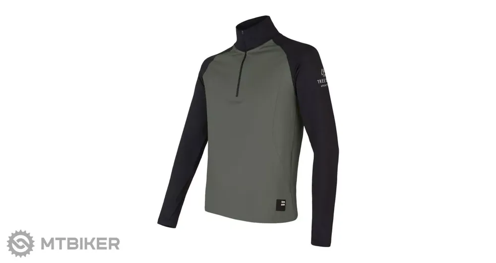 Sensor Coolmax Thermo mikina, olive green/černá Sleva