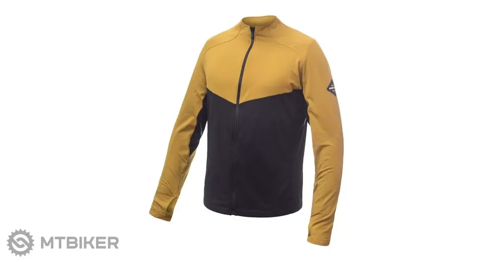 Ihned K Objednání Sensor Coolmax Thermo mikina, černá/mustard