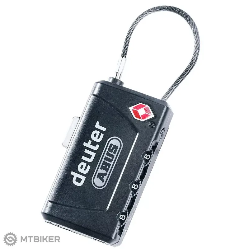 Nízká Cena deuter TSA Cable Lock zámek, černá