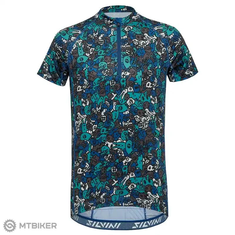 SILVINI Scrivia dětský dres, blue/yellow Speciální Cena