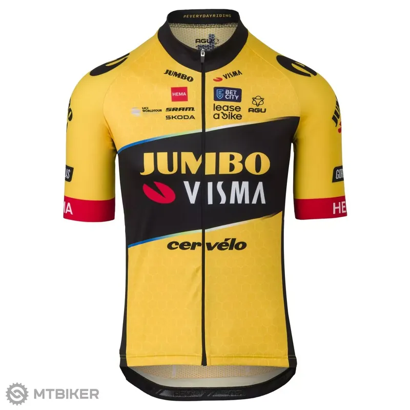 AGU Replica SS Team Jumbo-Visma dres, žlutý Cenová Bomba