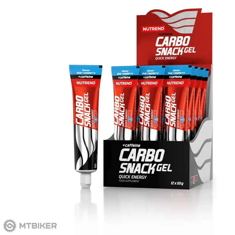 NUTREND CARBOSNACK energetický gel s kofeinem, tuba, 50 g Vrácení Zdarma