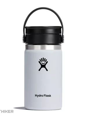 Rychlé Dodání Hydro Flask Wide Flex Sip Lid termoska na kávu, 355 ml, bílá