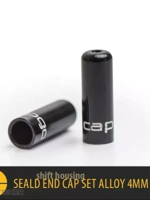 capgo OL utěsněná koncovka pro 4 mm řadicí bovden, hliník, černá, 10 ks Sleva