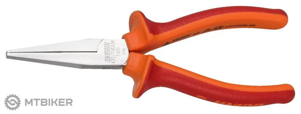 Unior kleště s plochými čelistmi, VDE, 160 mm Finální Výprodej